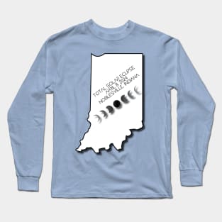 2024 ECLIPSE - NOBLESVILLE INDIANA Long Sleeve T-Shirt